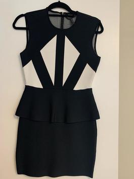 BCBG Black Size 4 Nightclub Mini Cocktail Dress on Queenly
