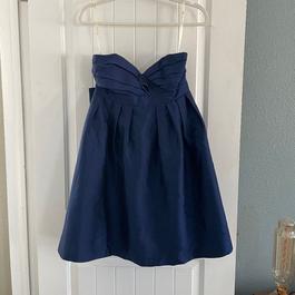 Shoshanna Blue Size 4 Midi $300 Cocktail Dress on Queenly