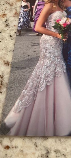 Sherri Hill Pink Size 6 Embroidery Floor Length Mermaid Dress on Queenly