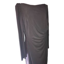 Ralph Lauren Black Size 2 Long Sleeve Midi $300 Sleeves Cocktail Dress on Queenly