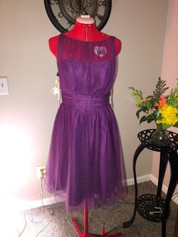 Alfred Angelo Purple Size 8 Euphoria Mini $300 Cocktail Dress on Queenly