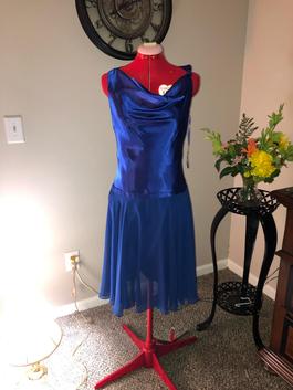 Bice Blue Size 6 $300 Vintage Cocktail Dress on Queenly