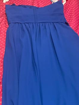 David's Bridal Royal Blue Size 4 Military Straight Dress on Queenly