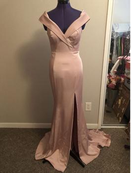 Jadore Pink Size 8 Floor Length Summer Side slit Dress on Queenly