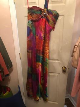 Multicolor Size 14 Straight Dress on Queenly