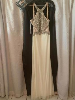 White Size 12 Straight Dress on Queenly