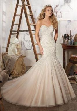 Nude Size 18 Mermaid Dress on Queenly