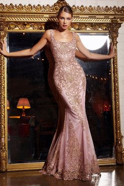 Style J814 Cinderella Divine Pink Size 16 Floor Length $300 Tall Height Mermaid Dress on Queenly