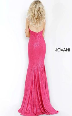 Style 1121 Jovani White Size 2 Strapless Straight Dress on Queenly