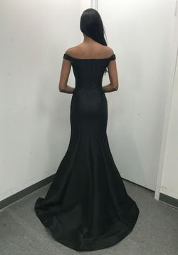Style JVN3245 Jovani Black  Size 2 $300 Jvn3245 Tall Height Mermaid Dress on Queenly