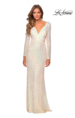 Style 28743 La Femme Nude Size 14 Plus Size Straight Dress on Queenly