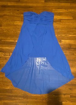 David's Bridal Royal Blue Size 16 70 Off 50 Off Cocktail Dress on Queenly