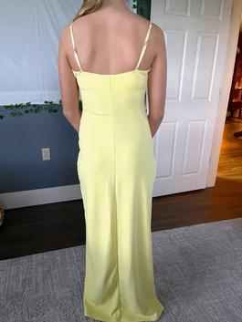 Windsor Yellow Size 6 Straight Dress on Queenly