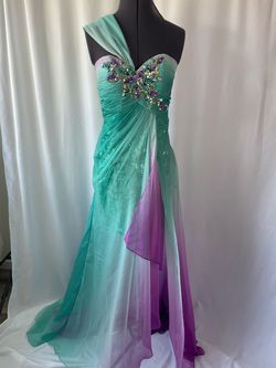 Dave and Johnny Purple Size 6 Flare 50 Off Straight Dress on Queenly