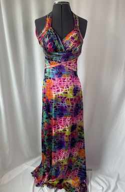 Adrianna Papell Pink Size 4 Silk Backless Military Straight Dress on Queenly