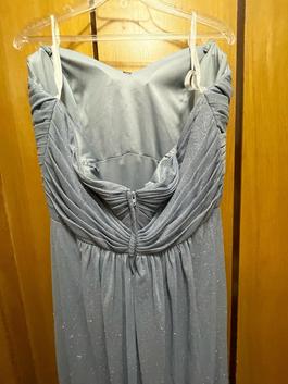Christina Wu Blue Size 18 $300 Black Tie 50 Off Straight Dress on Queenly