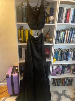 Sherri Hill Black Size 2 Jewelled Sorority Formal Polyester Mermaid Dress on Queenly