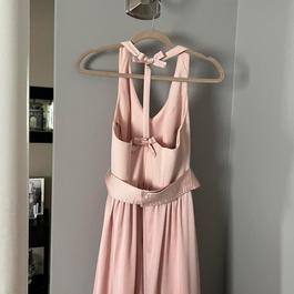 Vera wang Pink Size 10 Summer Side slit Dress on Queenly