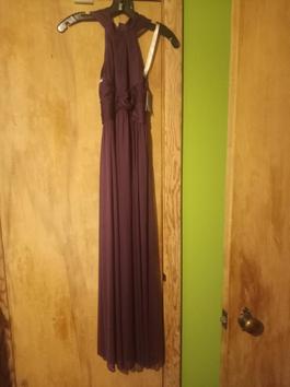 David's Bridal Purple Size 10 Polyester Straight Dress on Queenly