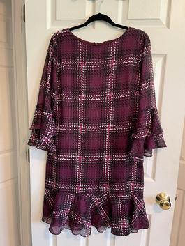 Jessica Howard Purple Size 14 Military A-line Dress on Queenly