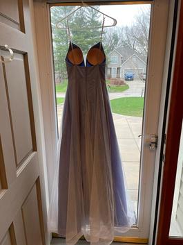 City Triangles Blue Size 0 Floor Length Ball gown on Queenly