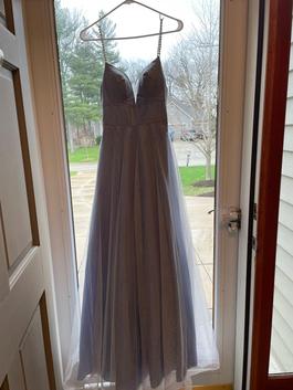 City Triangles Blue Size 0 Floor Length Ball gown on Queenly