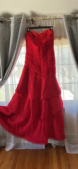 Mac Duggal Red Size 16 Macduggal Ball gown on Queenly