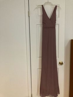 Birdy Grey Pink Size 0 Spaghetti Strap Floor Length Military Straight Dress on Queenly