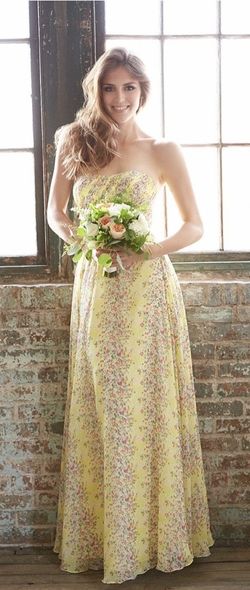 ALLURE BRIDAL Yellow Size 14 50 Off Straight Dress on Queenly