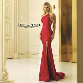 Jessica Angel Red Size 12 Side slit Dress on Queenly
