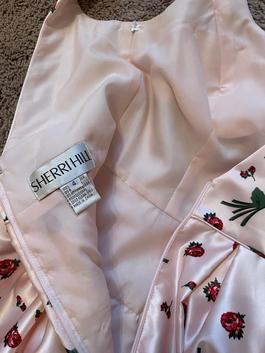 Sherri Hill Multicolor Size 4 Pattern Midi A-line Dress on Queenly