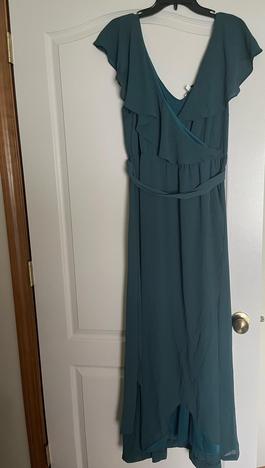 Baltic Born Blue Size 18 Side slit Dress on Queenly