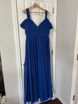 Blue Size 18 Side slit Dress on Queenly