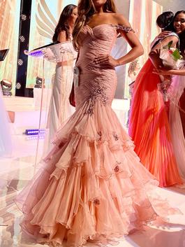 Sherri Hill Pink Size 2 Jewelled Mermaid Dress on Queenly