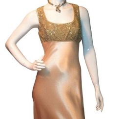 Style -1 Gold Size 6 Straight Dress on Queenly
