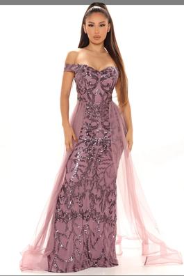 Fashion Nova Purple Size 6 Sweet 16 Mermaid Dress on Queenly