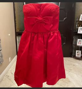 Sherri Hill Red Size 0 Midi $300 Cocktail Dress on Queenly