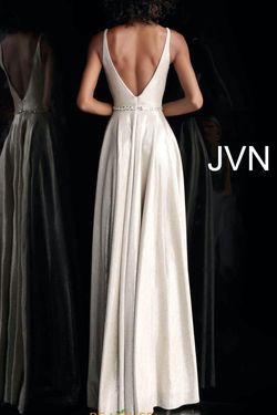 Style 67050 Jovani Silver Size 14 Tall Height $300 A-line Dress on Queenly