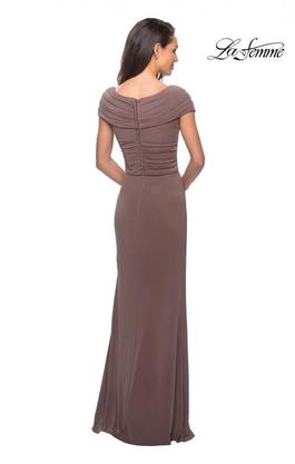 Style 26519 La Femme Nude Size 16 Tall Height $300 Plus Size Straight Dress on Queenly
