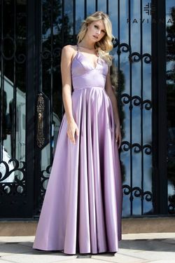 Style S10252 Faviana Pink Size 6 Black Tie Floor Length Tall Height Side slit Dress on Queenly
