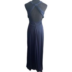 My Michelle Navy Blue Size 8 50 Off Jersey Straight Dress on Queenly