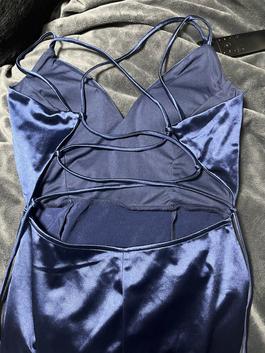 Windsor Blue Size 6 Padded Mermaid Dress on Queenly