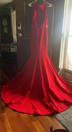 Sherri Hill Red Size 6 Tall Height Mini Floor Length Mermaid Dress on Queenly