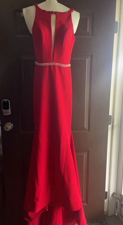 Sherri Hill Red Size 6 Tall Height Mini Floor Length Mermaid Dress on Queenly