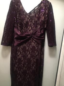 F.I.E.S.T.A. Purple Size 16 50 Off Plus Size Straight Dress on Queenly