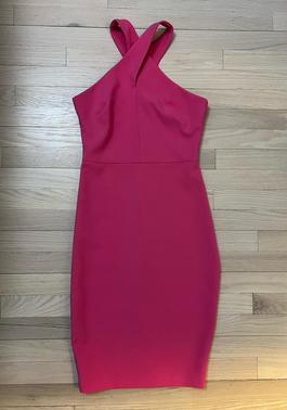 Likely Pink Size 2 Midi $300 Interview Cocktail Dress on Queenly