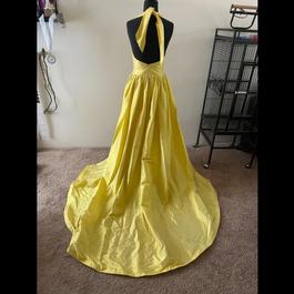 Sherri Hill Yellow Size 4 50 Off Train Dress on Queenly