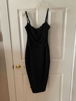 Nookie Black Size 2 Midi $300 Cocktail Dress on Queenly