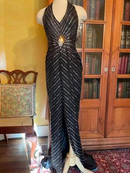 Tony Bowls Black Size 6 $300 50 Off Side slit Dress on Queenly