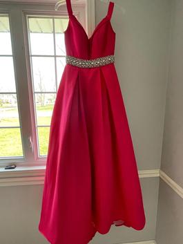 Jovani Pink Size 00 Floor Length Ball gown on Queenly
